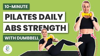 Daily Abs Strength Workout with Dumbbell | Day 2