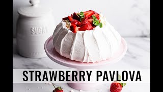 Classic Strawberry Pavlova