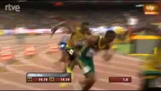 Usain Bolt 19 55 Wins 200m Men's Final   IAAF World Championship Beijing 2015 1