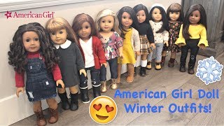 All Of My American Girl Doll Winter Outfits I DOLL STYLE