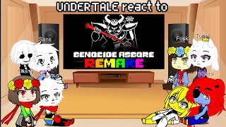 UNDERTALE reacts to GENOCIDE ASGORE