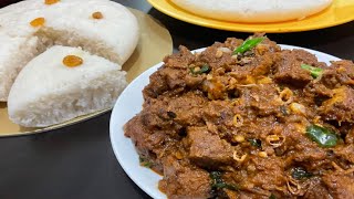 നല്ല soft വട്ടയപ്പവും കൂടെ കഴിക്കാൻ ഒരു Easy Beef Roast ഉം | Soft Vattayappam with Beef Roast