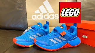 ADIDAS X CLASSIC LEGO SPORT SHOES  KIDS UNBOXING