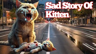 Sad story Kitten - Wake-up call #cat #cute #ai #catlover #catvideos #cutecat #kitten