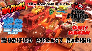 Friday Night Food Fights SEASON ONE FINAL - Modified Diecast Racing - Micro Machines