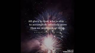 to accomplish infinitely more than