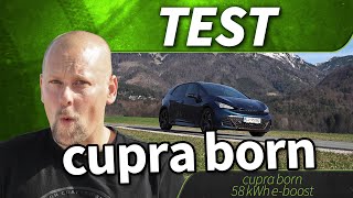 2023 cupra born 58 kWh e-boost - test