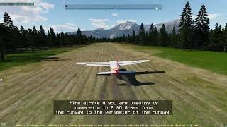 2.9D GRASS Airfield Test Landing