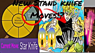 New Stand Knife Moves Sneak Peak! 👀 JoJo Timestop Battlegrounds