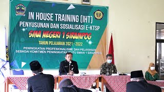 IHT 2021 - PENINGKATAN PROFESIONALISME DAN PELAYANAN GURU MELALUI IHT