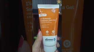 The Derma Co 1% Hyaluronic Sunscreen Aqua Gel SPF 50 PA++++ | link in description | #ytshorts #yt