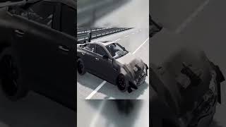 Cars vs Volcano 😱 BeamNG.Drive #shorts