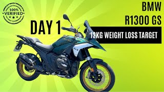 BMW R1300GS - Diet Day 1 #bmwmotorcycles #bmwmotorbike #bmwr1300gs #bmwmotorrad #weightloss