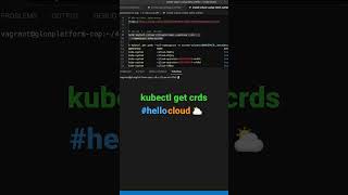 kubectl get crds #hellocloud #shorts