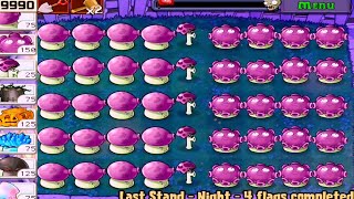 Plants LastStandNIGHT? | All Plants? | Last Stand Night | Plants vs Zombies