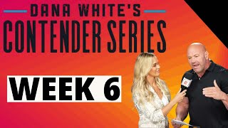 Dana White's Contender Series: Season 7, Week 6 Betting Breakdown