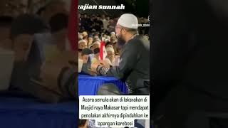 kajian ustad Khalid Basalamah "Masya Allah" ramai sekali....