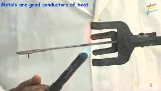 Metals are good conductors of heat