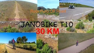 Ruta de 30 Km Janobike T10 y mi Mavic Pro