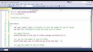 Module 3.4 (video 5 )- user defined functions coffee 1