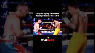 Imagine paying a ticket for the fight and ends in 5 seconds #boxing #boxer #boxeo #mma #muaythai