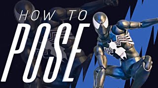 HOW TO POSE Mafex SYMBIOTE SPIDER-MAN