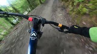 Trail from visitor centre to uplift at bike park wales