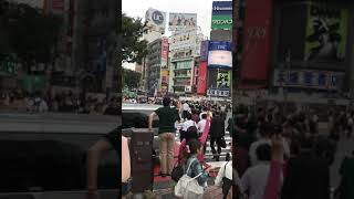 Shibuya Japan Busy Pedestrian