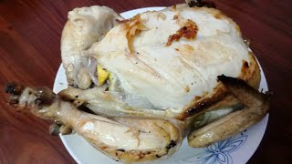 🇶🇦COOKING ROASTED CHICKEN WITHOUT OIL IN SALAD MASTER SKILLET|Lucy Pagalan