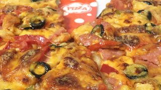 Pitsa tayyorlash. Retsept quyida ko’rsatilgan 👇🏻 #pitsa #pizza