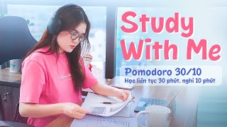 🔴 LIVE | 1 Hour Study With Me & Music #4 📚Pomodoro 30/10📚 Lofi Study, 10 min break, Study with LaLa