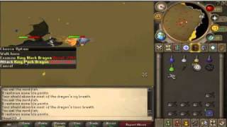 Killing The King Black Dragon:Runescape: Live commentary.