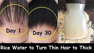 Overnight Rice Water Spray For Fast, Thick Hair growth | How to make Rice Water for fast hair growth