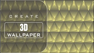 How to Create 3D Abstract Design Wallpaper  in Corel Draw