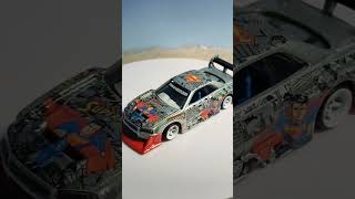 Hot Wheels Nissan Skyline LB-ER34 Super Silhouette Superman Custom