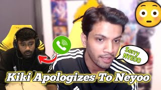 Kiki Apologies to Neyoo 😳| Call to Neyoo😱 Talked About this Matter