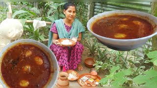 দেশি মুরগির ডিমের কারি।Desi Egg Curry Recipe #Bengali_Ranna#Dipti_village#cooking#vlog