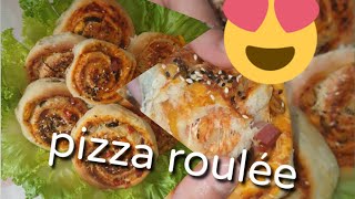 🍕pizza roulée très facile et délicieuse 🍕شهيوات رمضان 🌙 بيتزا رولي سهلة ولذيدة