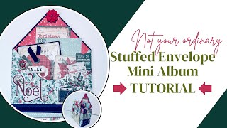 Stuffed Envelope Mini Album TUTORIAL | Not Made with Envelopes