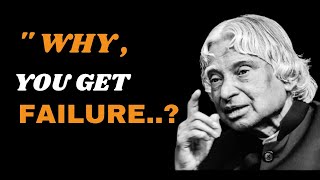 A.P.J Abdul Kalam | how to handle failure | And get succeed 🔥