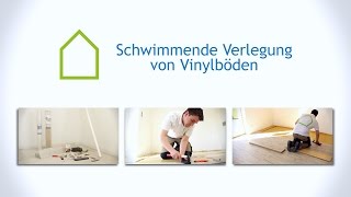 Vinylboden schwimmend verlegen | Anleitung casando