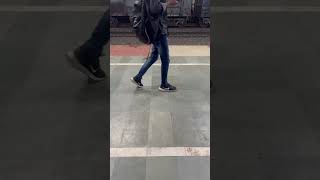 Happy monkey dancing at Ayodhya Station #happy #jaishreeram #ayodhya #monkey #dance #trending