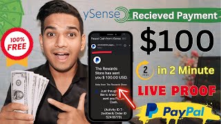 How to Earn $100 in 2 Minutes for free With Live Proof - no investment (earn money online)