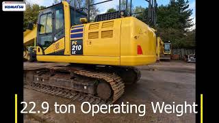 We have a Used Komatsu PC210LC-11 Hydraulic Excavator for sale – 2021 with 5,206 hours.