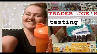 grocery shopping  trader joe's  +  cookies taste  test Christmas day 11