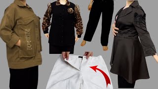 ✅💥 5 Amazing Ideas for Transforming Old Clothes into Luxurious and Stunning Outfits ! [DIY] Fashion!