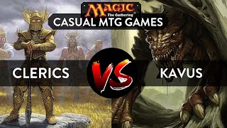 MTG GAMEPLAY: CLERIC TRIBAL DECK VS KAVU TRIBAL COMBO DECK - FINALS !