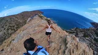 Wandern von Palekastro zum Kedromouri Beach auf Kreta #Insta360