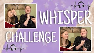 🤦🏼‍♀️📚 Dziewczyna, która zakopano i…dzieci z wosku 📚🤦🏼‍♀️ | WHISPER CHALLENGE