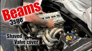 3SGE Beams swap Celica. Shaving the valve cover Ep18